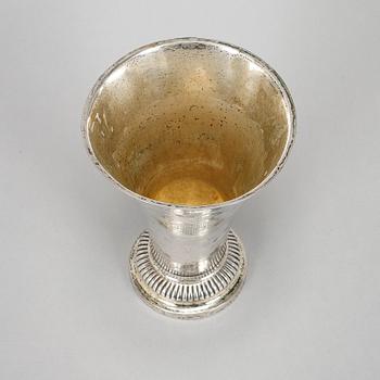 A swedish silver beaker, mark of Lars Löfgren, Hudiksvall 1812.