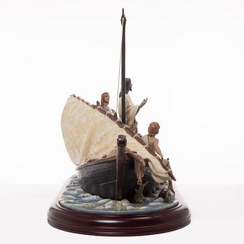 Salvador Furió, figurine, "Jesus in the Tiberiades", Lladró, Spain, 1984-2016.