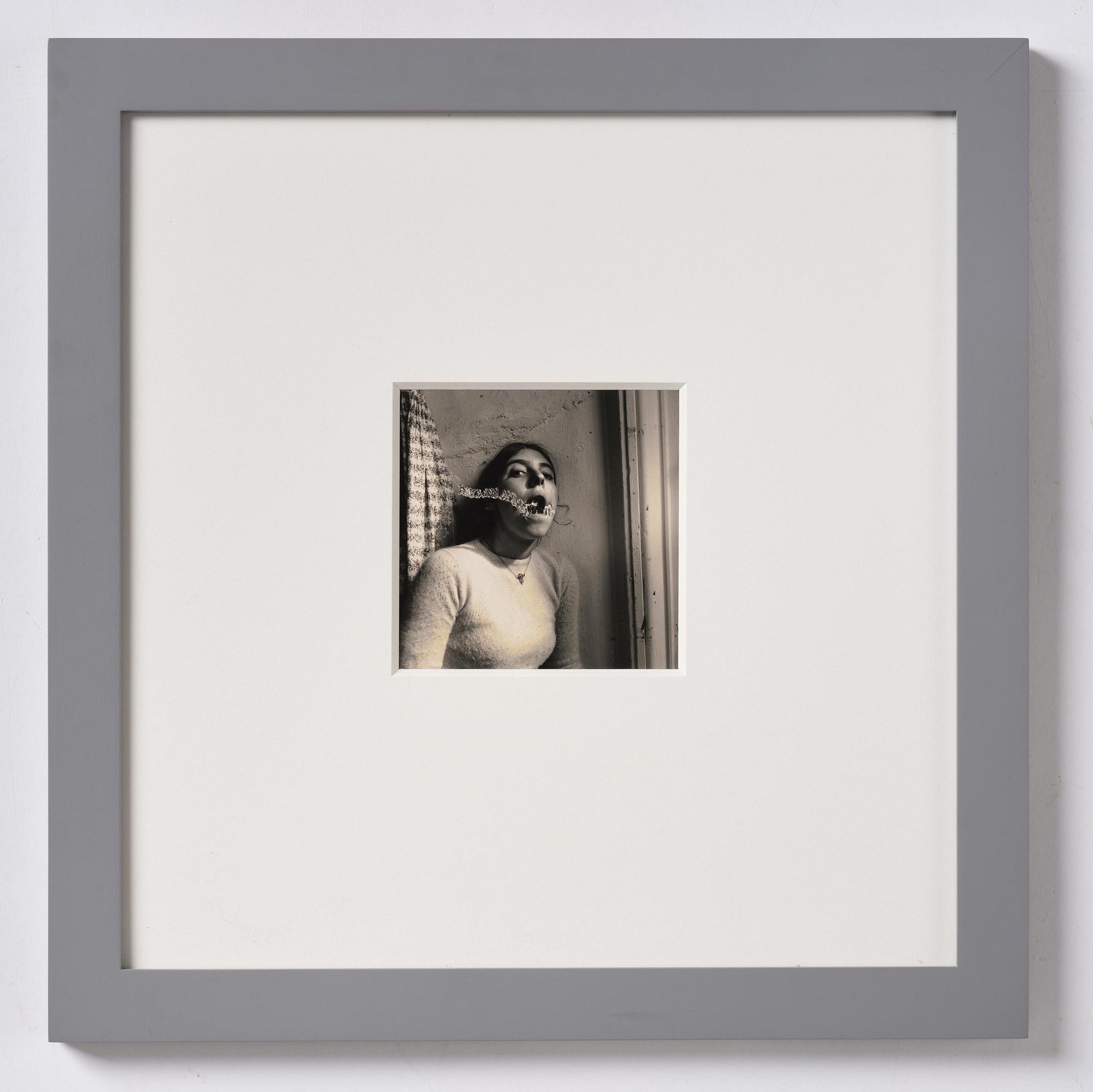 Francesca Woodman, "Self-portrait talking to Vince, Providence Rhode Island", 1977.