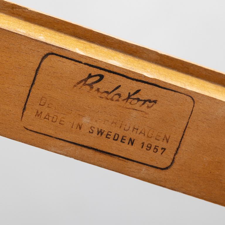 Bertil Fridhagen, stolar, 6 st, "Reno", Bodafors, 1957-58.