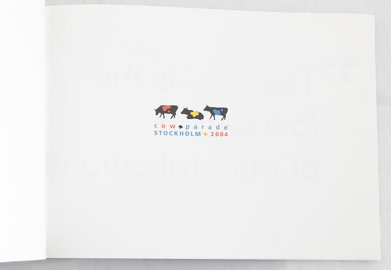 Figurines, 4 pcs, "Cow Parade", 2003-06.