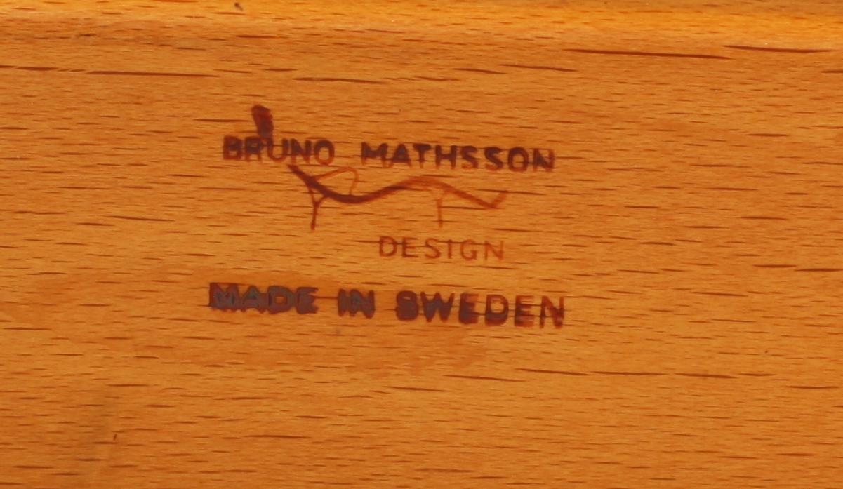 FÅTÖLJ, "Penilla", Bruno Mathsson, Värnamo, 1900-talets andra hälft.