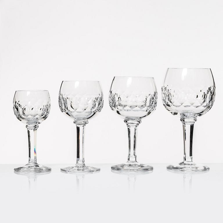 Sigurd Persson, glasservis, 133 delar, "Gripsholm", Kosta Boda.