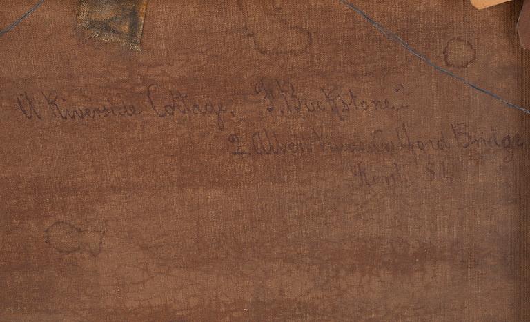 FREDERICK BUCKSTONE, olja på duk, signerad och daterad 1883.