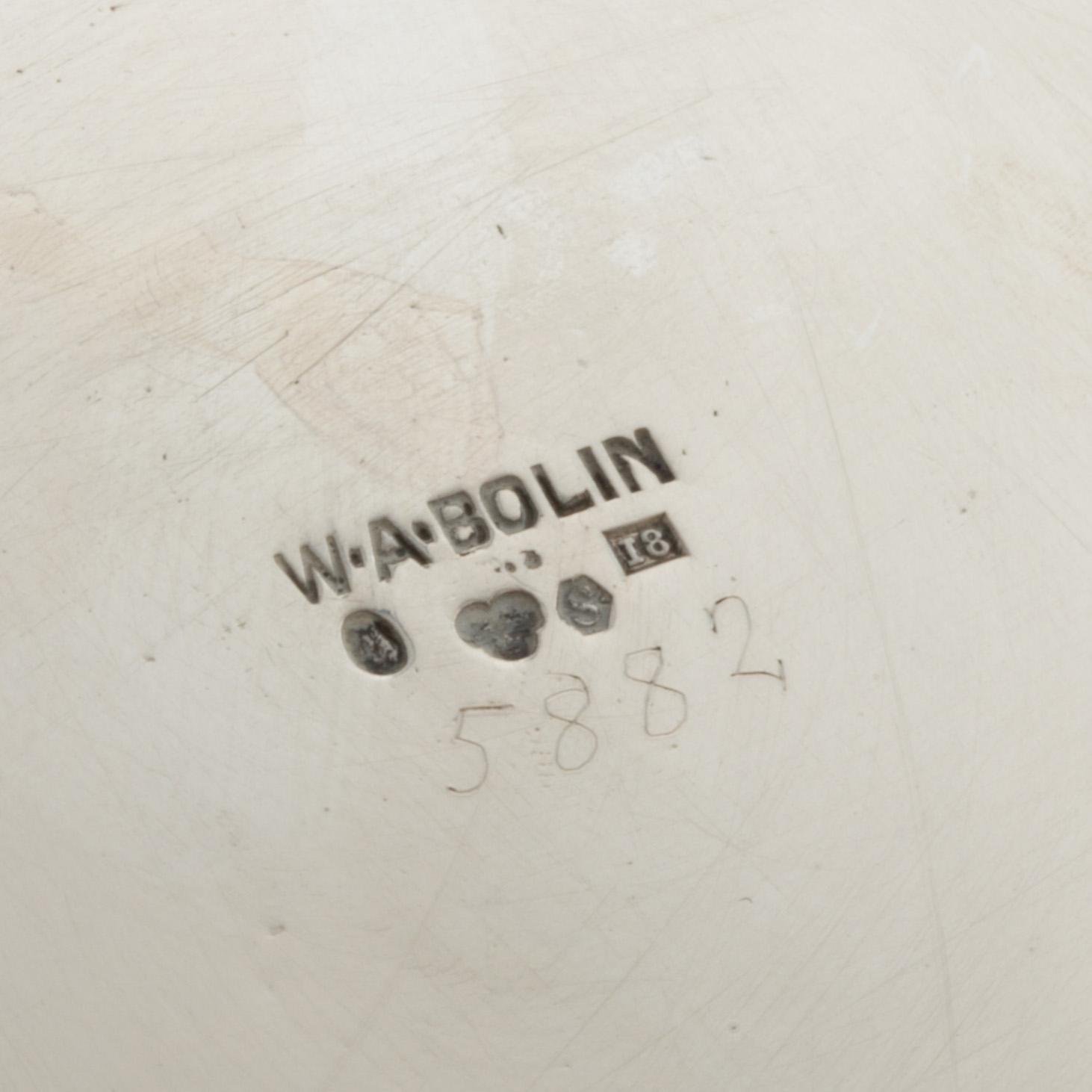 SKÅL, silver, W.A. Bolin, Stockholm, 1935, vikt ca 435g.