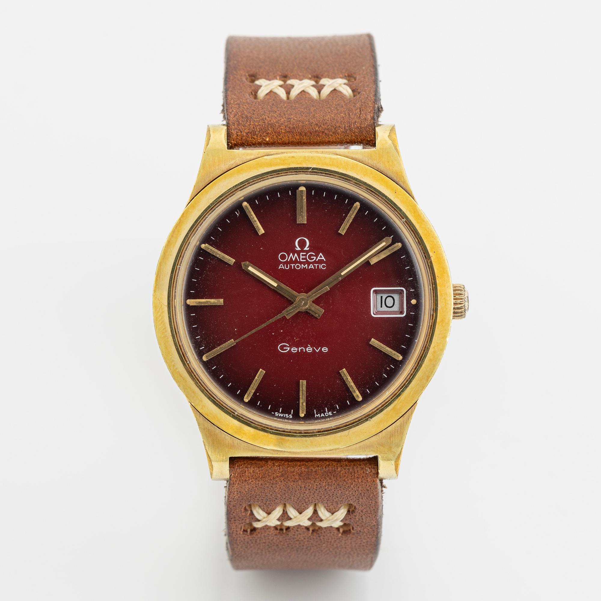 Omega, Genève, wristwatch, 36,5 mm.