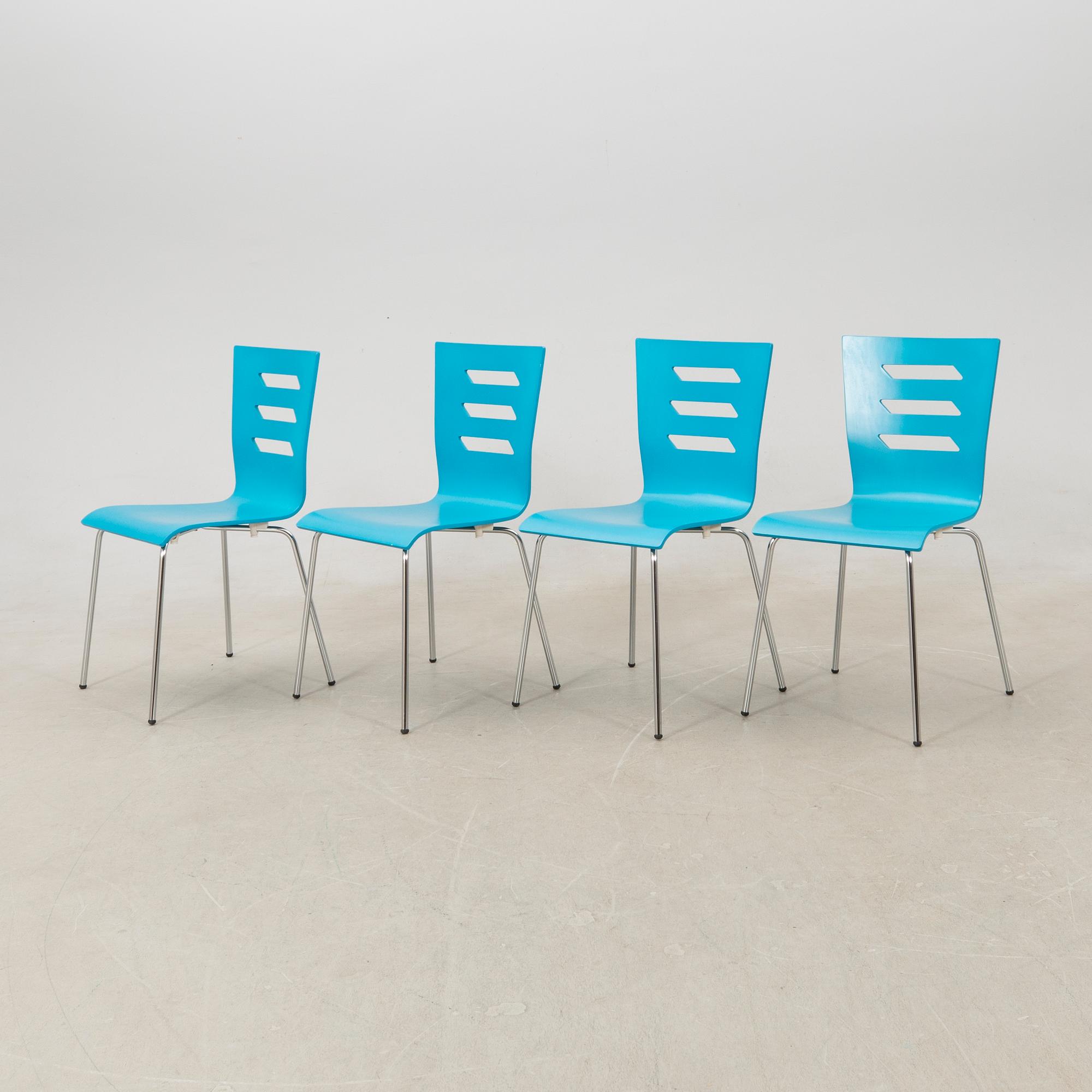 Table and chairs 4 pcs "Nina" Troeds 2000s.