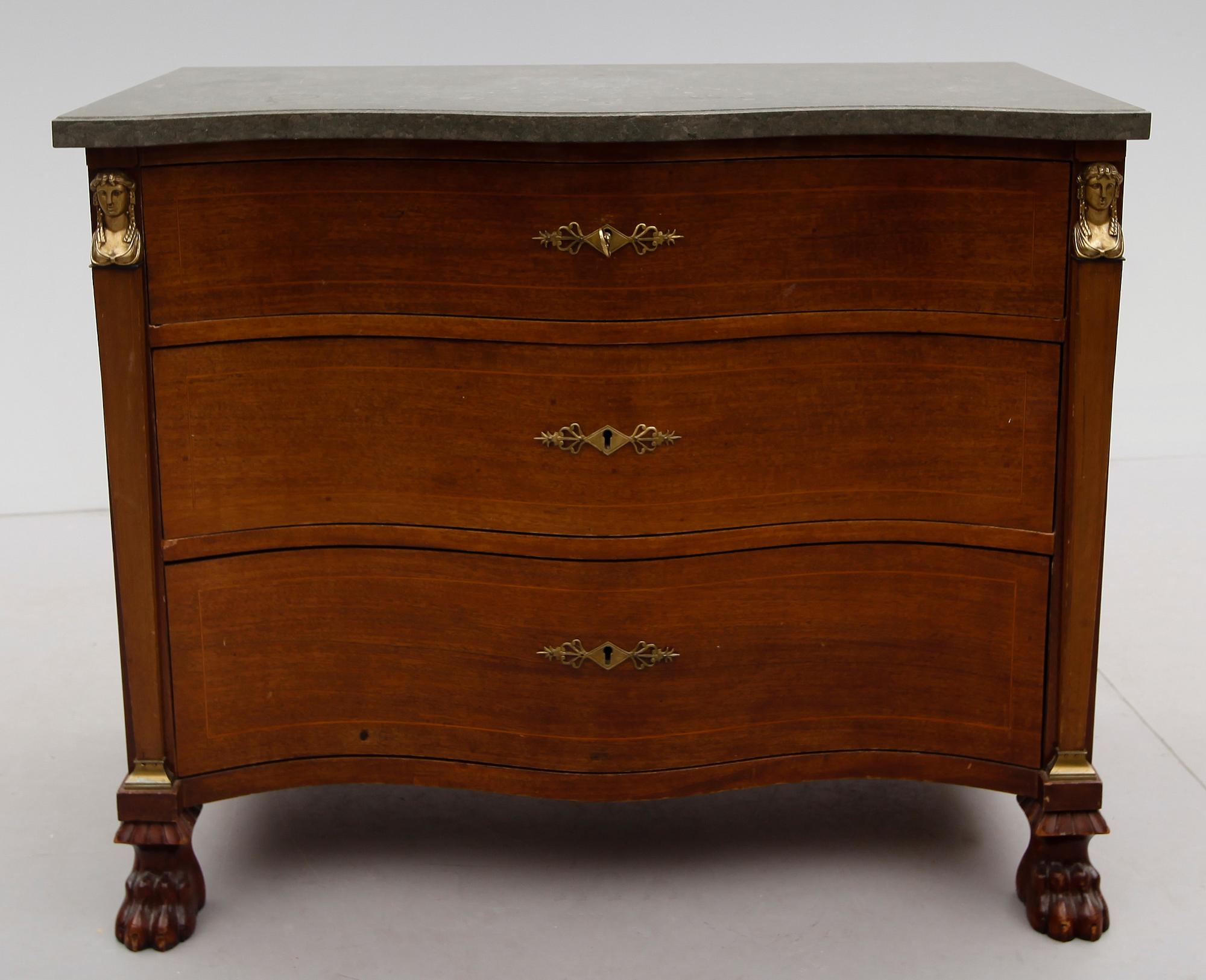 BYRÅ, empirestil, Johan Carlsson, Tullhuset i Stockholm, 1920-/30-tal.