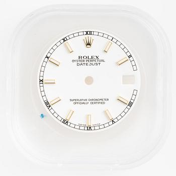 Rolex, Oyster Perpetual, Datejust, dials, 2 pcs, 24 mm.