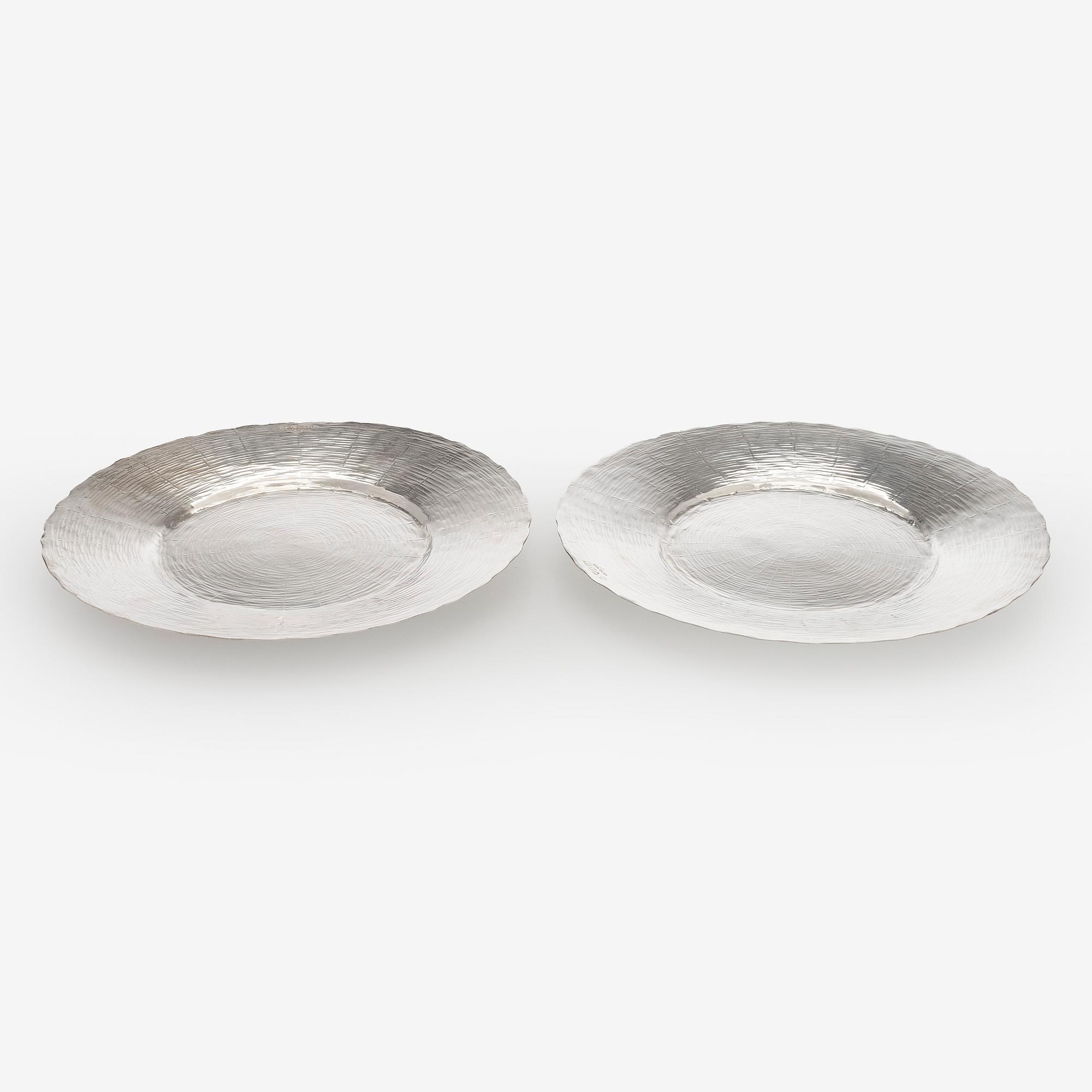 Tapio Wirkkala, Fat, ett par, silver, TW 140, Kultakeskus, Tavastehus 1976.