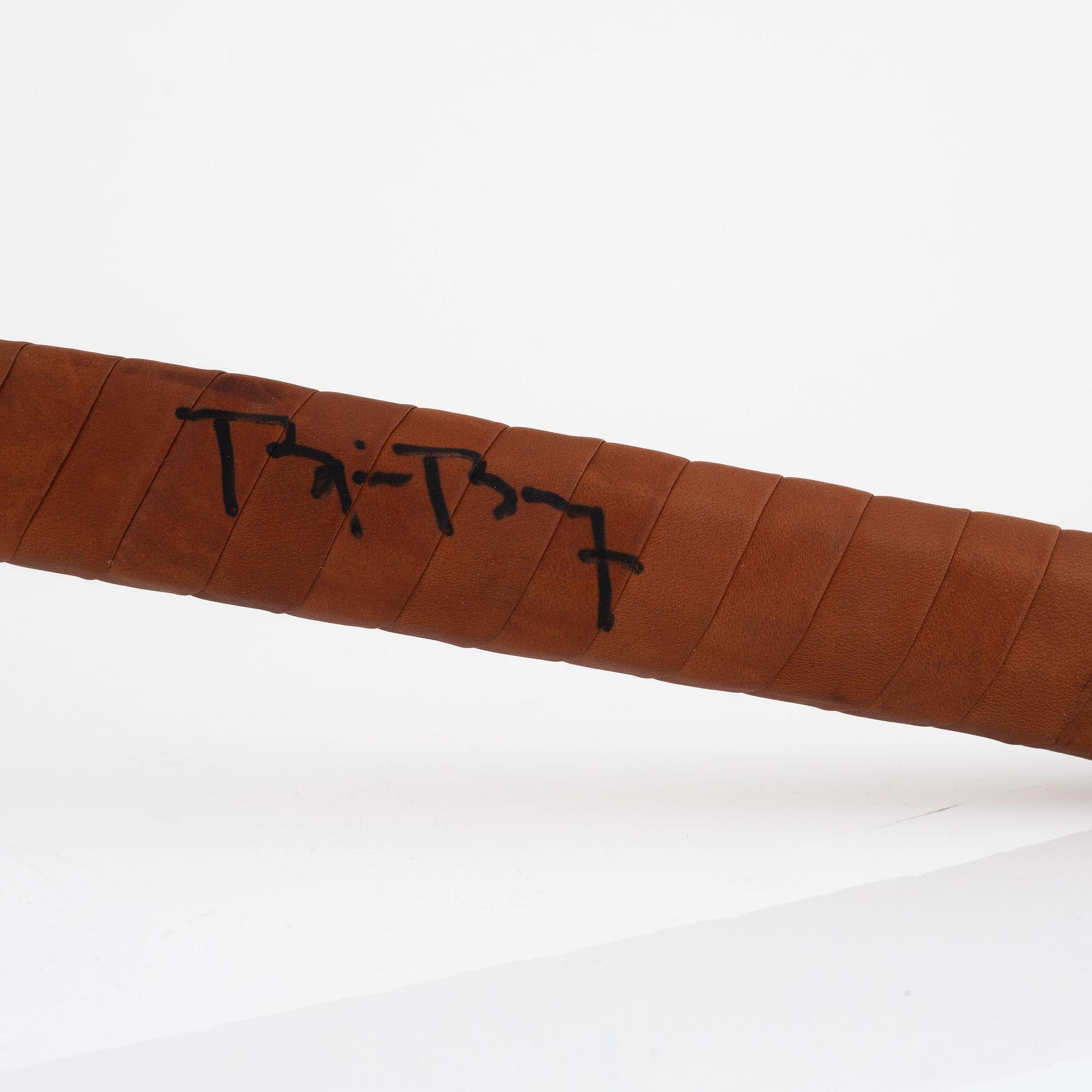 Tennisracket, Signerad Björn Borg. Donnay, speciellt framtaget racket i trä.