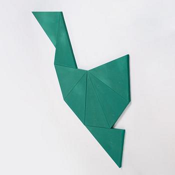 Alek O, uppspänt tyg från återanvänt parasoll, 2011.