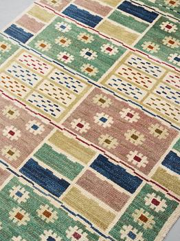 Märta Måås-Fjetterström, A carpet, "Ängarna", knotted pile, ca 182-183,5 x 122-128,5 cm, signed AB MMF.