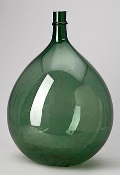 FLASKA, glas, 1700/1800-tal.