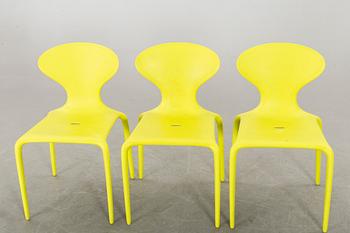 3 "SUPERNATURAL" CHAIRS BY ROSS LOVEGROVE, Moroso, Italy.