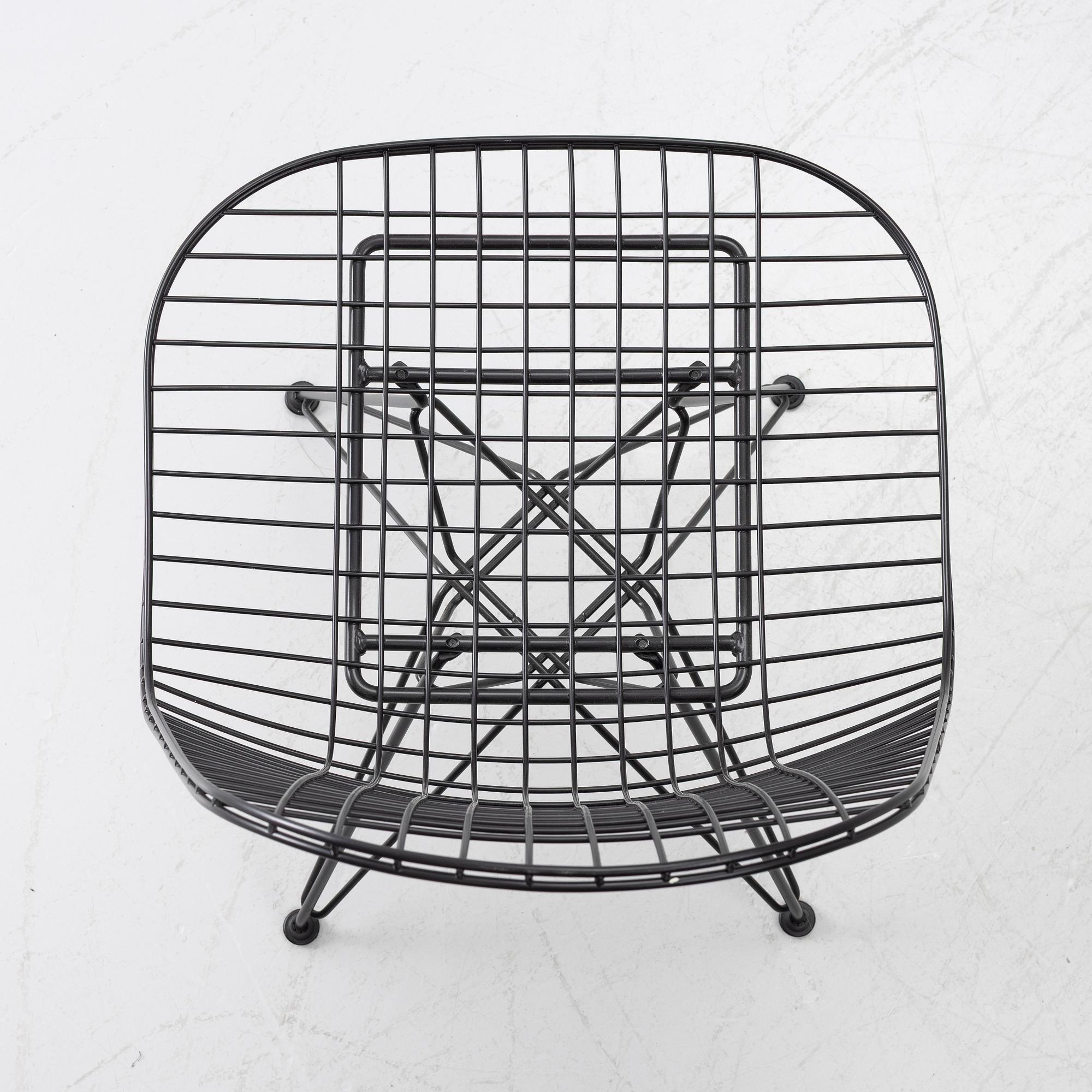 Charles & Ray Eames, six 'Wire chair DKR'.