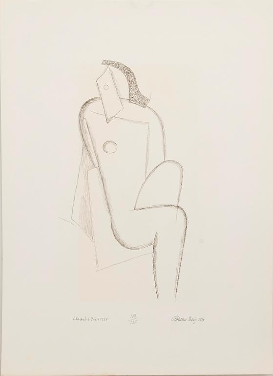 Christian Berg, "Nude Study Paris 1927".