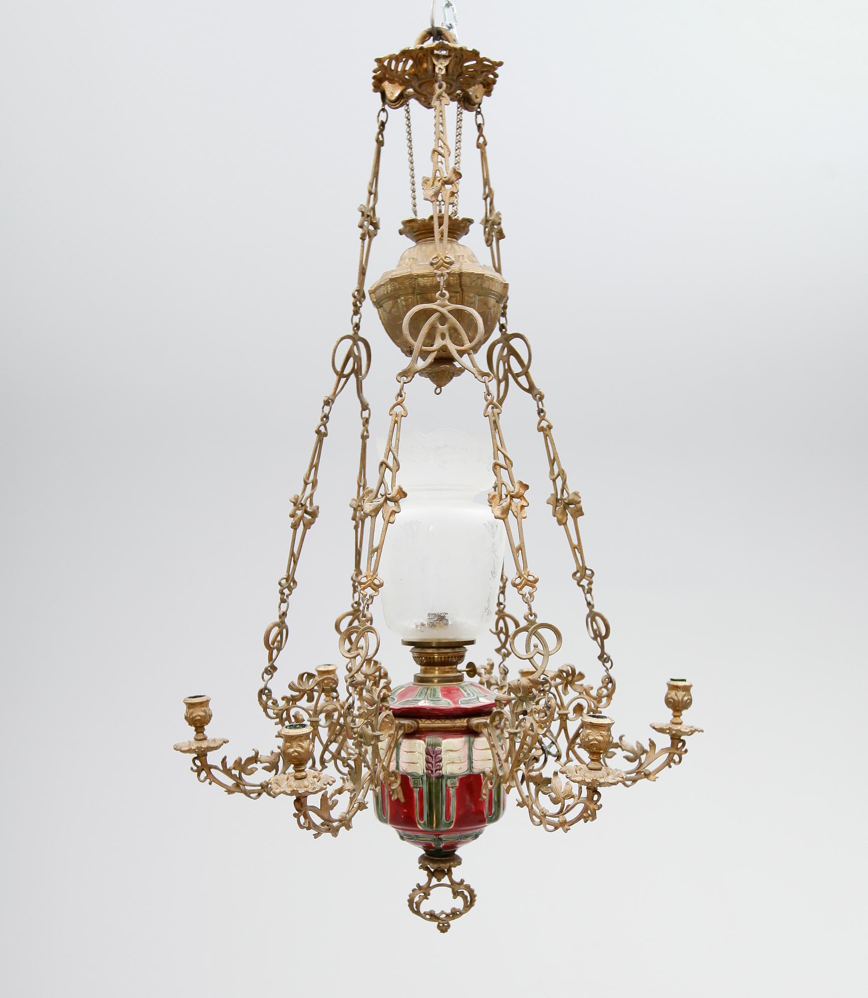 TAKFOTOGENLAMPA, sekelskiftet 1900.