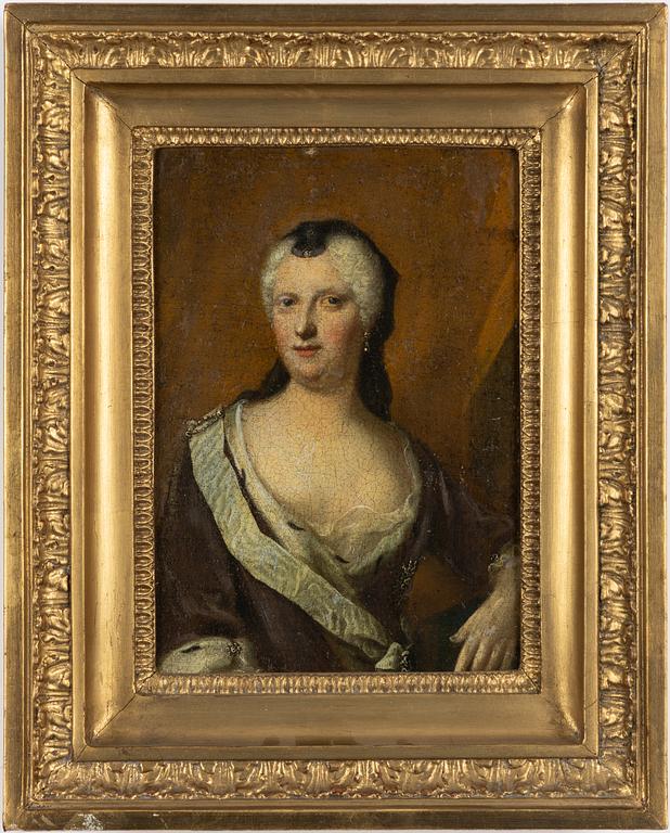 Balthazar Denner, hans art,  "Albertina Fredrika av Baden-Durlach" (1682-1755).