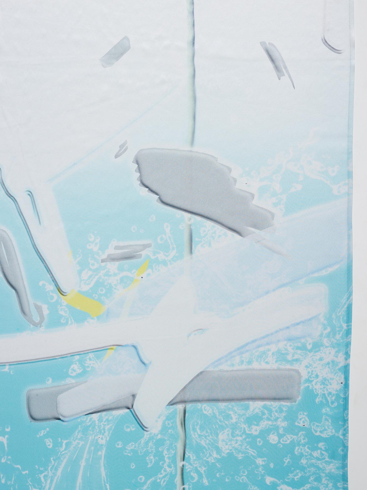 Petra Cortright, digital print på silke. Utförd 2014.
