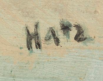 FELIX HATZ, a signed oil on canvas.