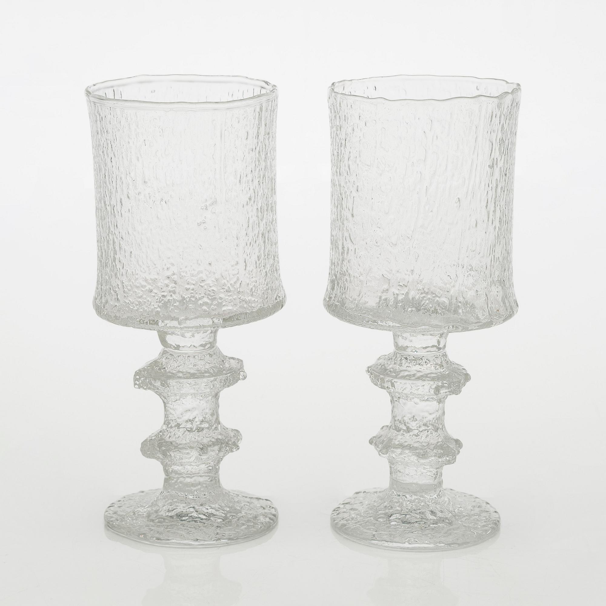 . Timo Sarpaneva, dricksglas, 13 st, "Juhlalasi" 2140, Iittala.