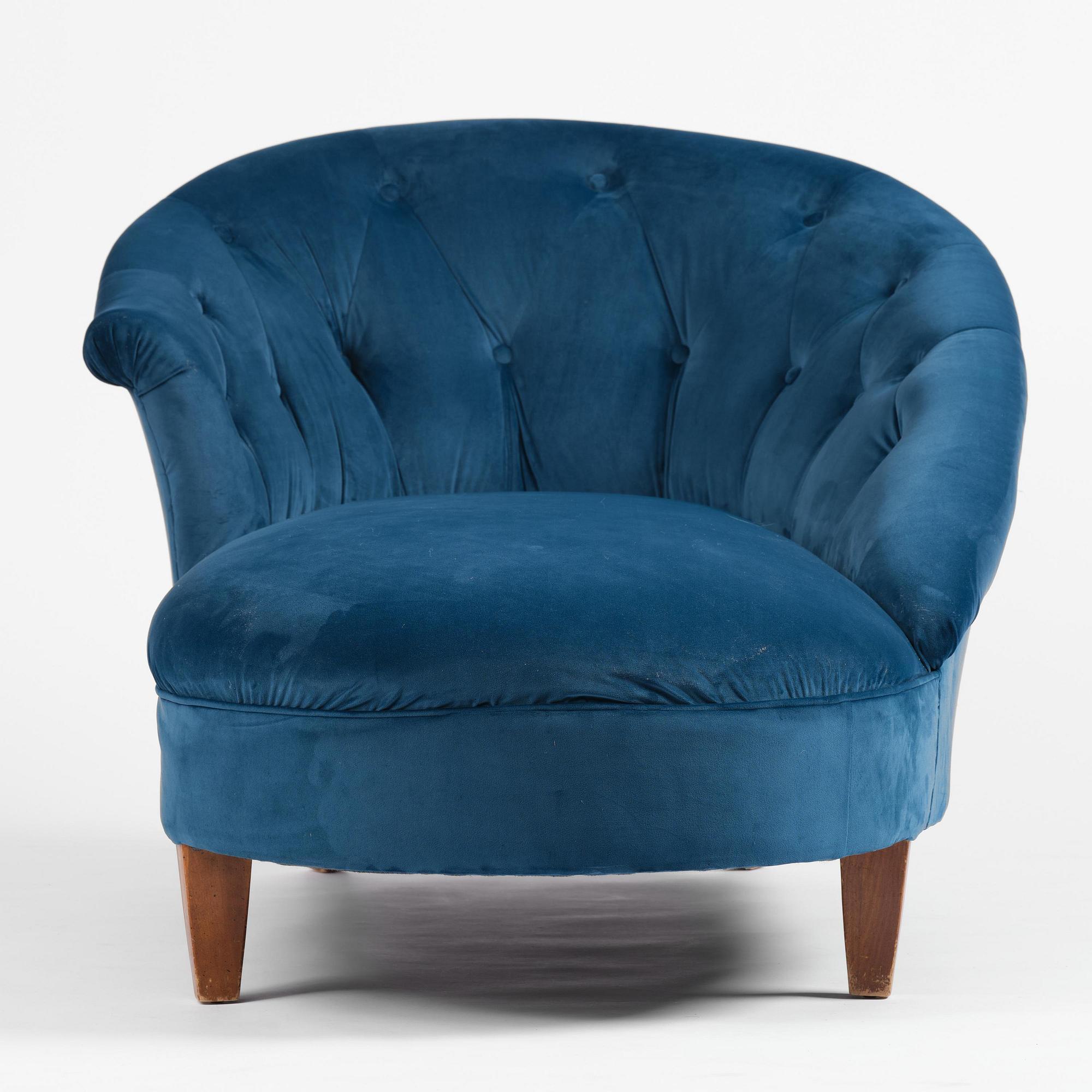 a Swedish Modern chaise longue, mid-20th century.