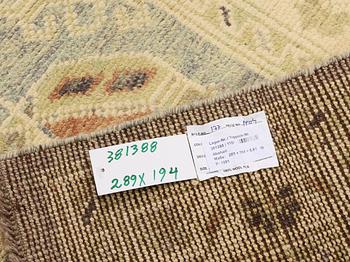 A Kazak carpet, c. 289 x 194 cm.
