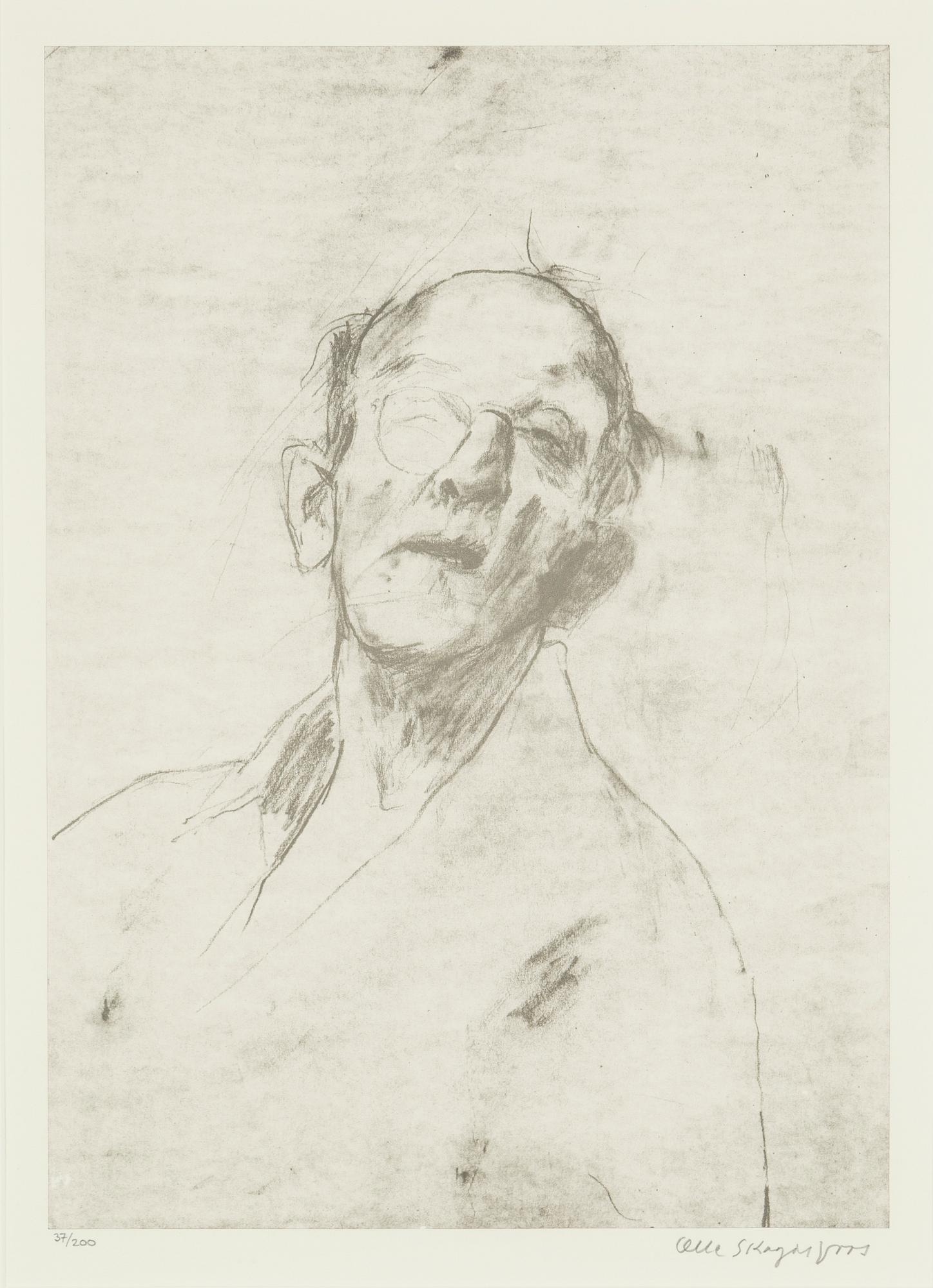 Olle Skagerfors, litografi, signerad 37/200.