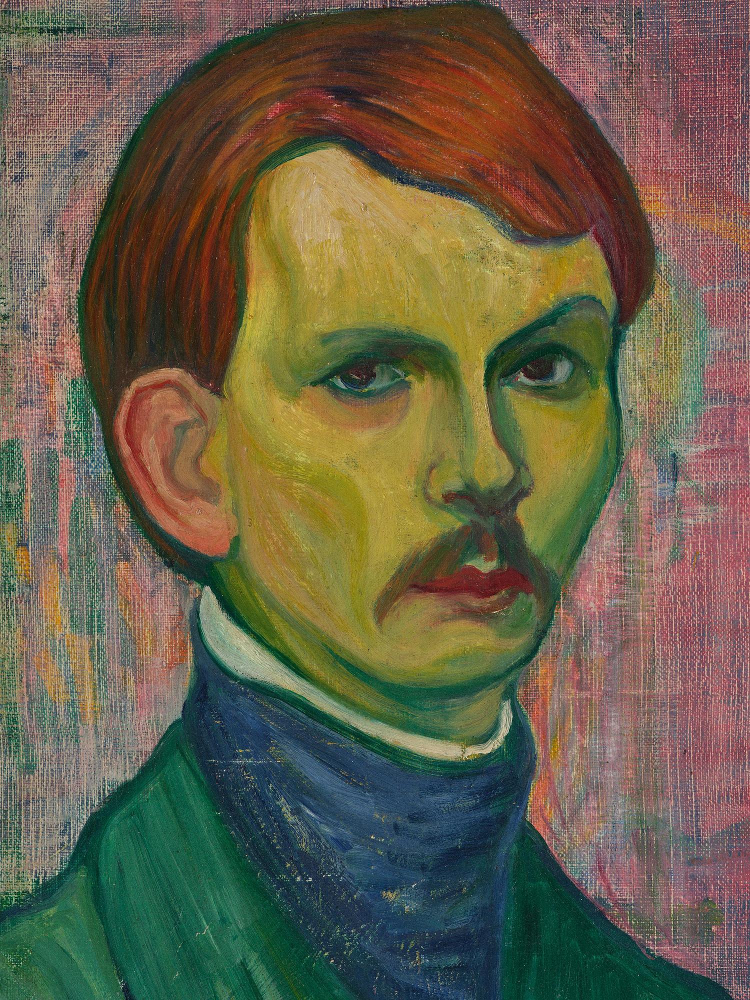 Axel Törneman, Self portrait.