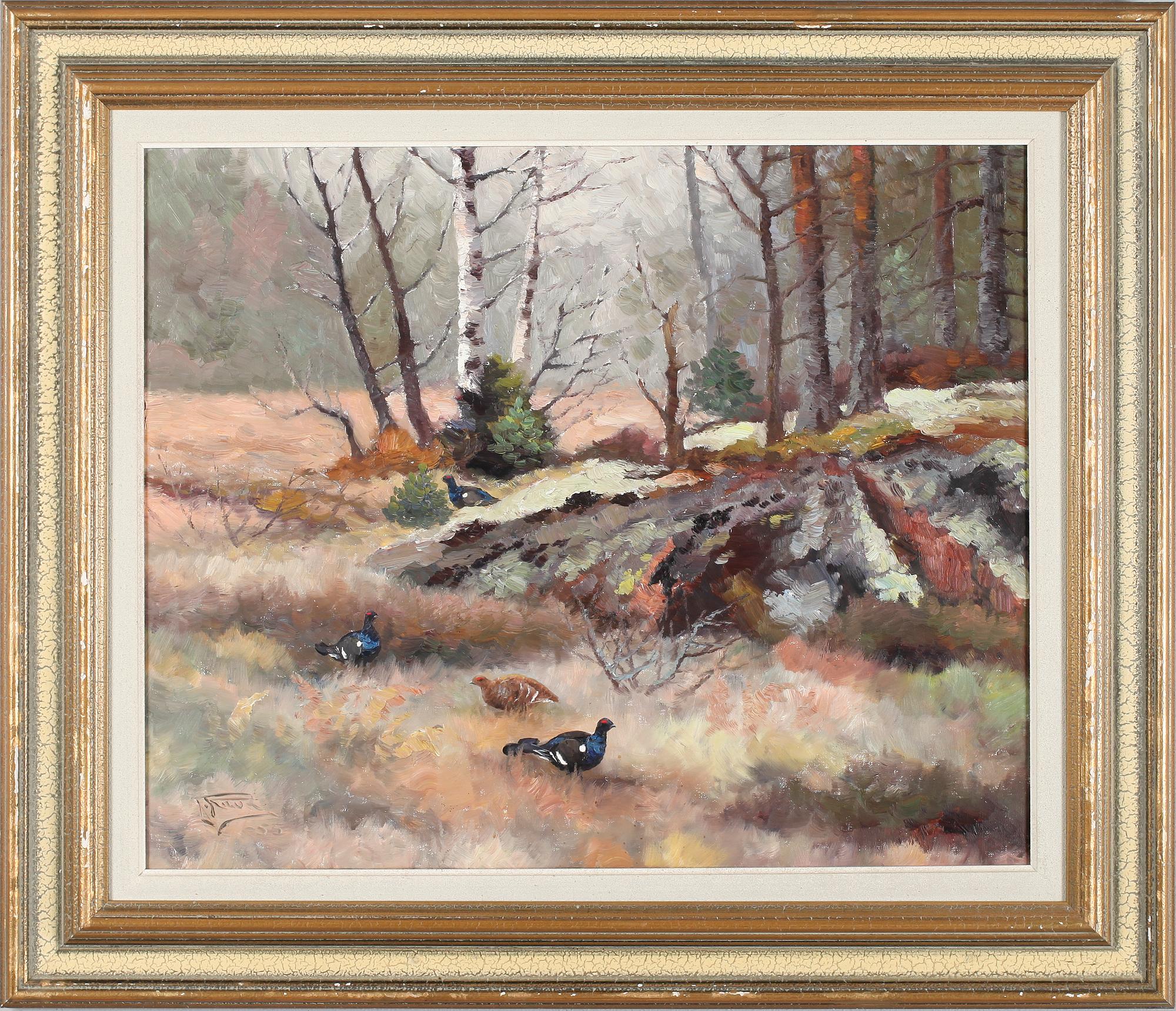 JOHANNES RAVN, olja på duk, signerad.