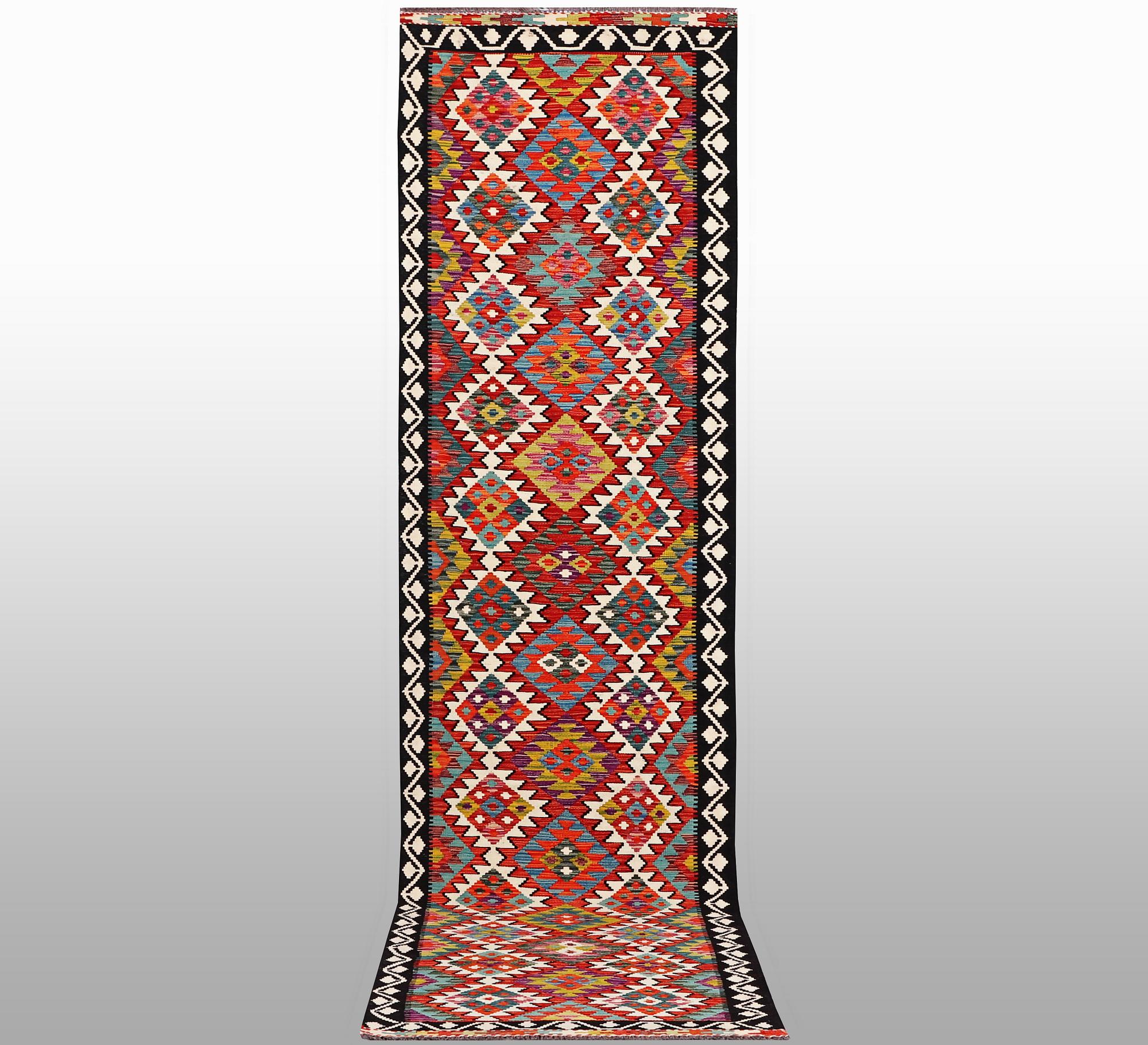 A runner, Kilim, ca 388 x 80 cm.
