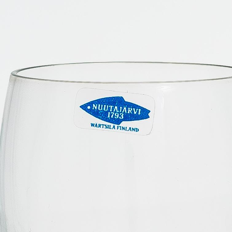 Saara Hopea, a 8-piece set of 'Traviata' wine glasses, Nuutajärvi, Finland.