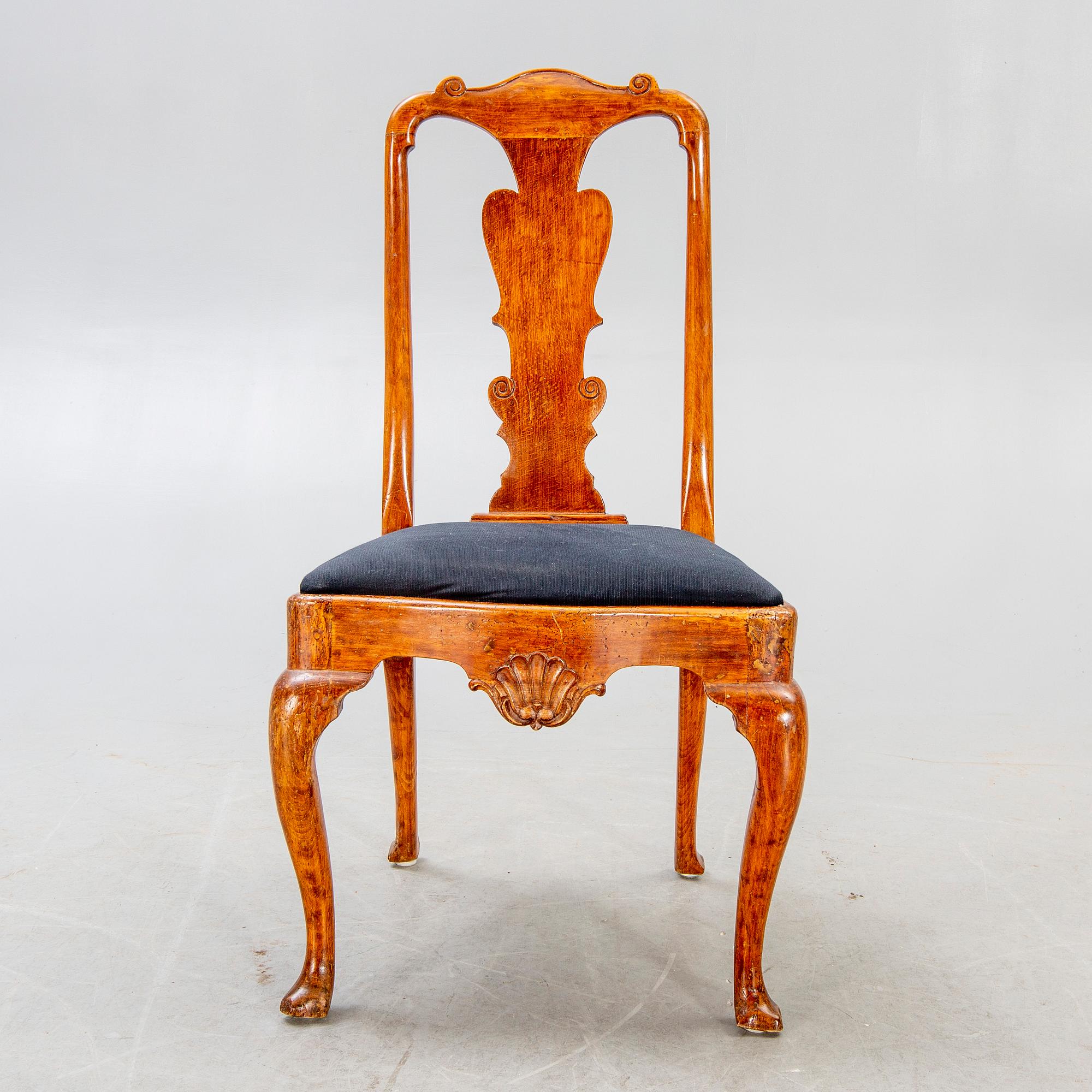 A Louis XV chair mid 1700s.