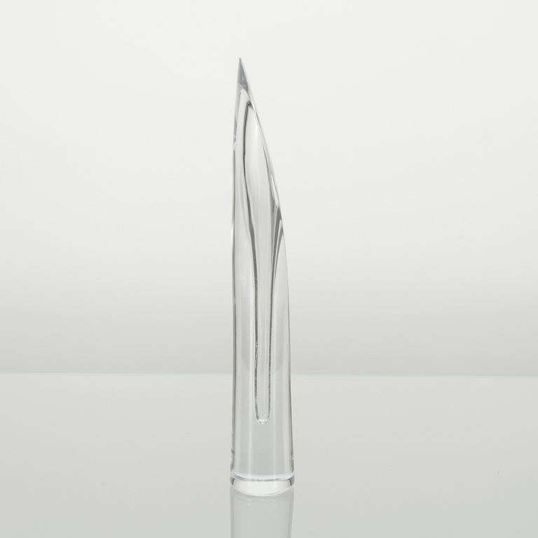 VAS, klart glas "Svärdslilja", Aimo Okkolin Riihimäen Lasi Oy, 1957-62.