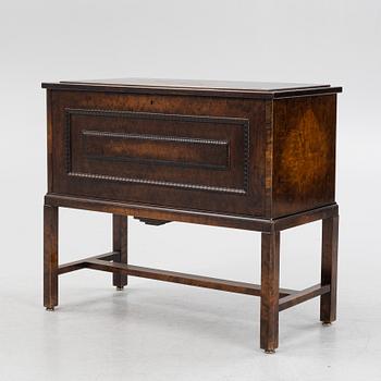 A birch veneered bar cabinet, Kocks Snickerifabriker Trälleborg, 1930's.