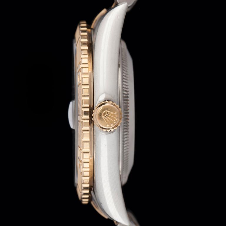 HERRUR, Rolex Oyster Perpetual Datejust, "Turn-O-Graph", automatisk, refnr. 16263, serienr. K349308, guld och stål.
