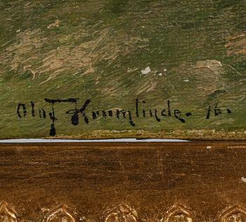 OLOF KRUMLINDE, oil on canvas, signed and dated 96.