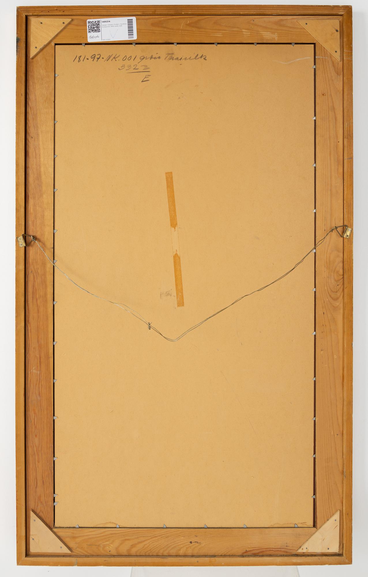 Spegel, Swedish Modern, Nordiska Kompaniet, 1900-talets mitt.