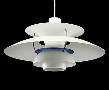 TAKLAMPA, "PH-lampa", Louis Poulsen för Poul Henningsen, 1900-talets fjärde kvartal. Höjd 30 cm.