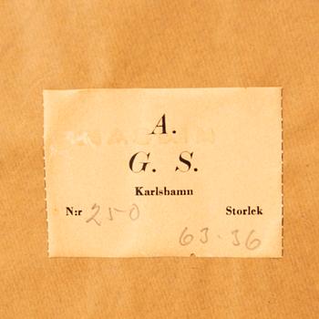 Spegel A.G.S Karlshamn 1900-talets mitt.