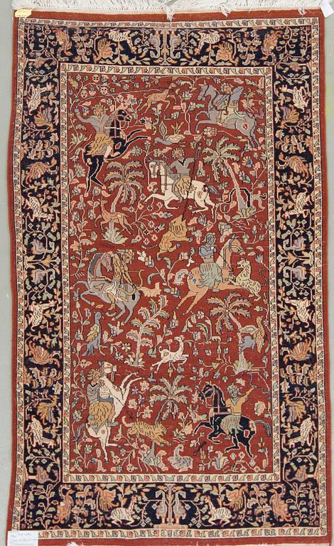 MATTA, Ghom, figural, old. Ca 202x115 cm.