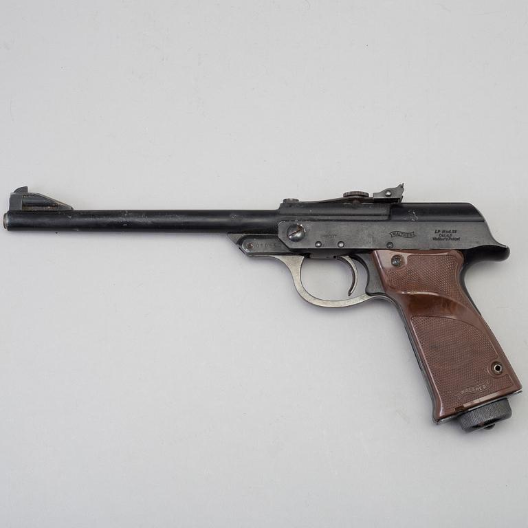 Air pistol, a .177 (4.5mm) Walther 'LP MOD.53' serial no 010950.