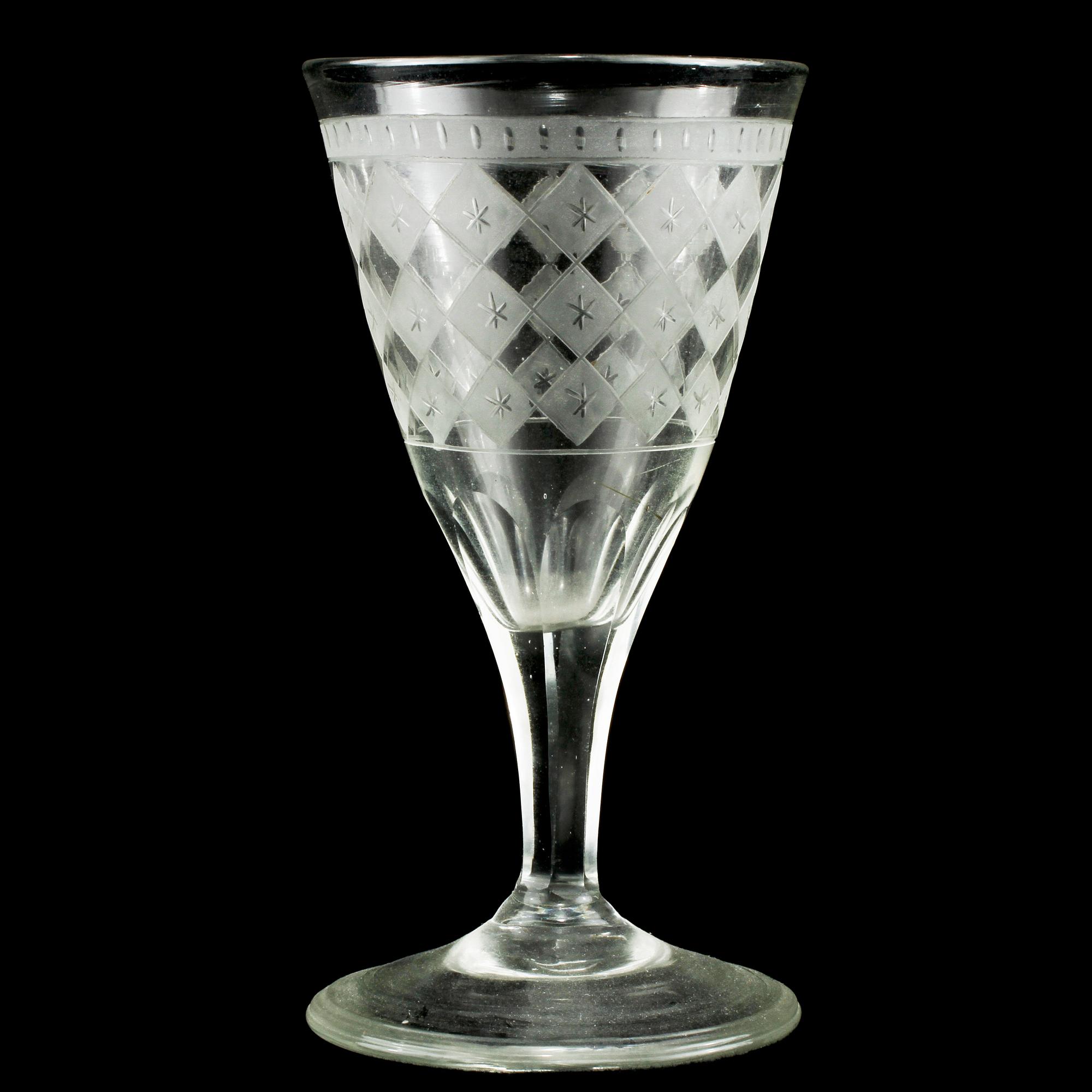 VINGLAS, 6 st, 1800-tal.