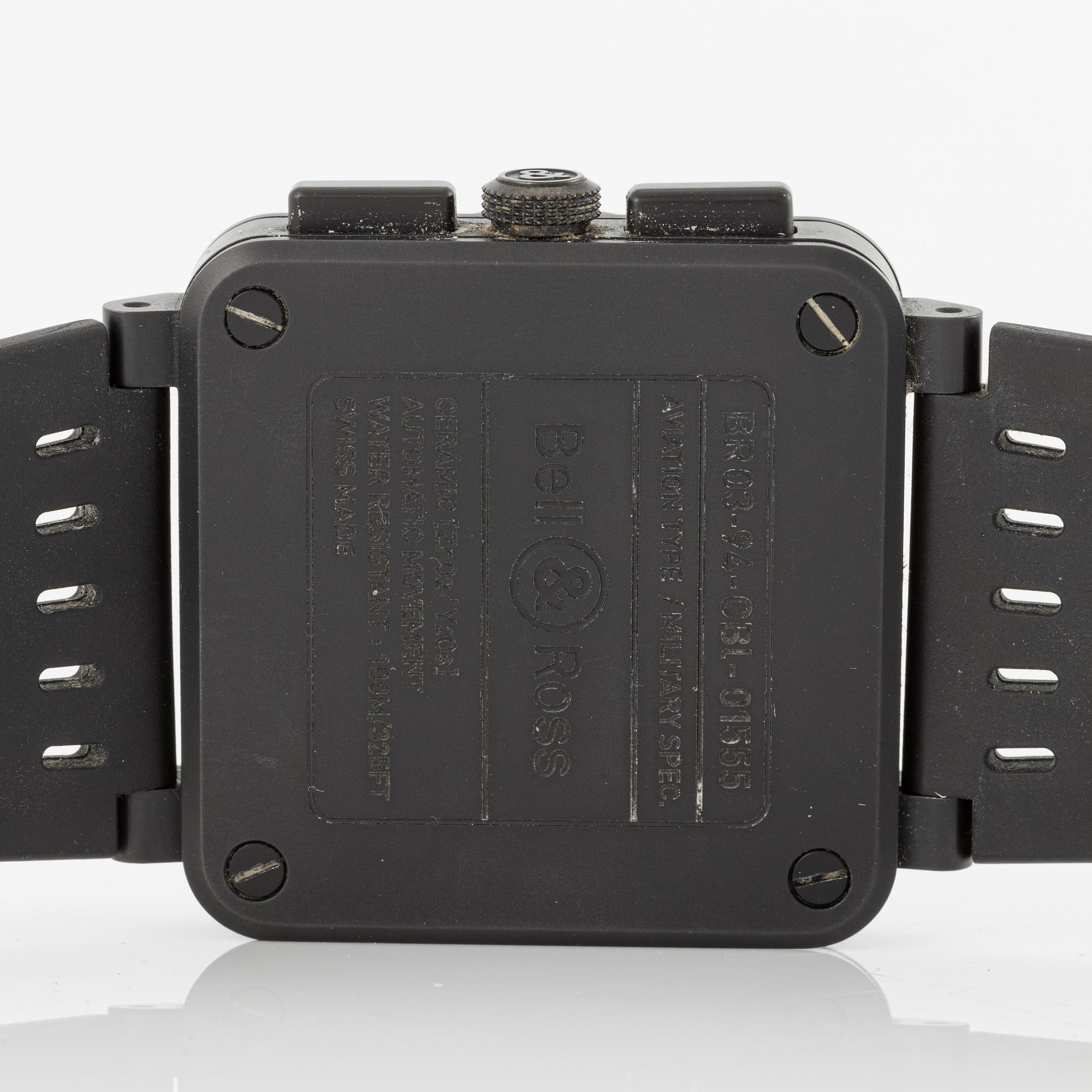 Bell & Ross, BR 03-94, Heritage Ceramic, kronograf, armbandsur, 42 mm.