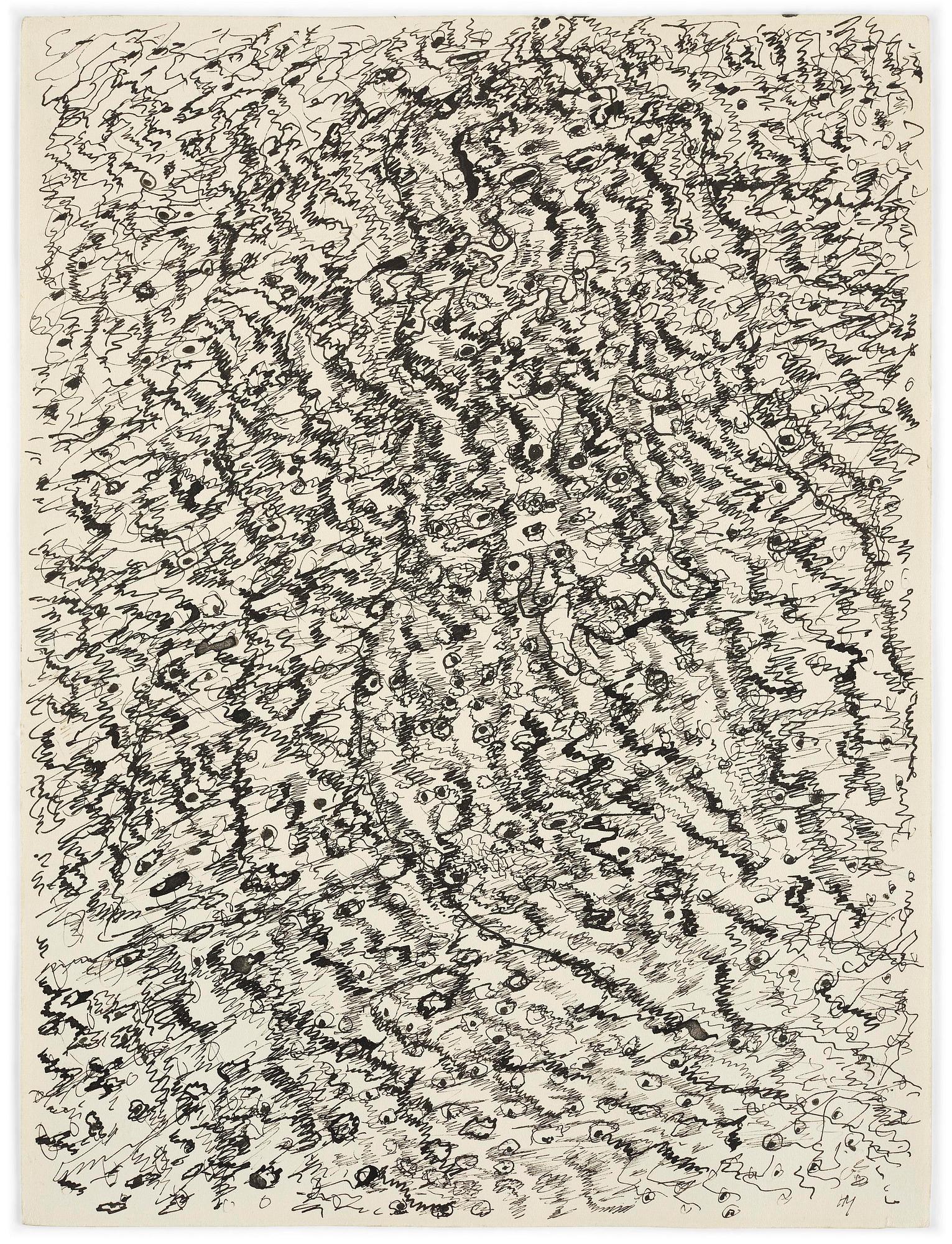Henri Michaux, "Dessin mescalinien".