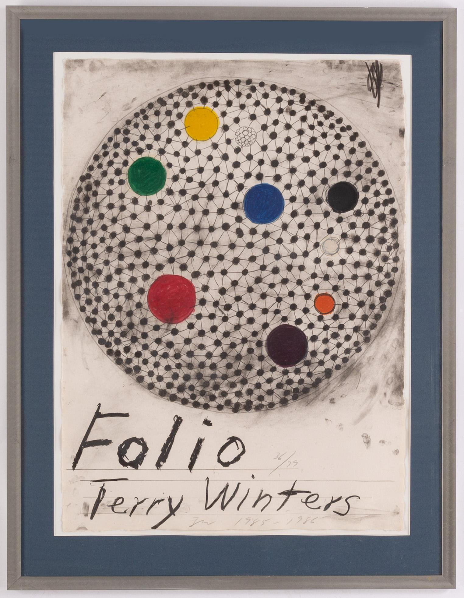 Terry Winters, lithographs in colours, 11, 1985-1986, signed. First lithograph numbered 26/39.