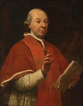 Pompeo Girolamo Batoni Circle of, "Pope Pius VI" (Giovanni Angelico Braschi) (1717-1799).