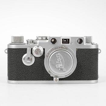 KAMERA samt OBJEKTIV, 1+3, Leica IIIf, nr 768115, Wetzlar, Tyskland, 1955.