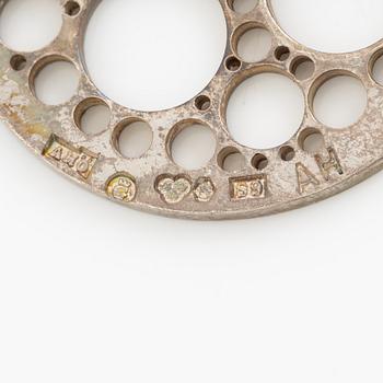 Tre broscher, silver, Anders Högberg och Cecilia Johansson, Göteborg 1964, 65 och 68.